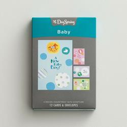 12 Christian BABY Greeting Cards; KJV